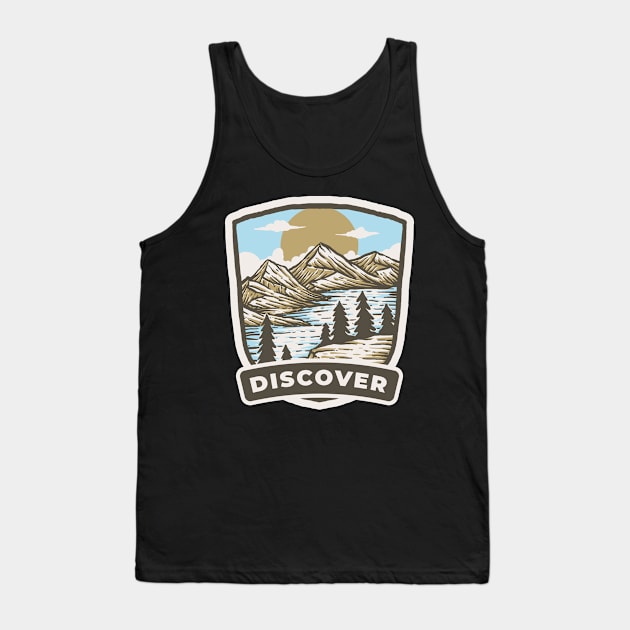 Discover Tank Top by Fledermaus Studio